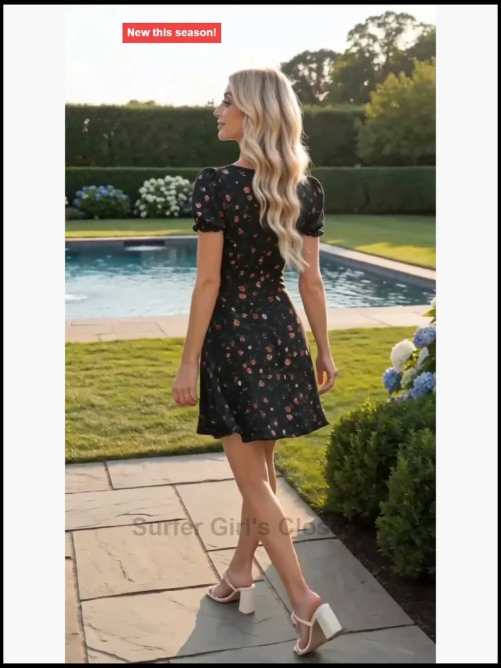 N/A flowy floral